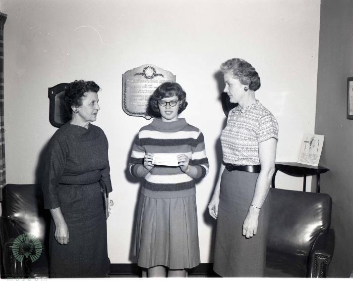Marie Feigum Receives Scholarship, Glenwood, Minnesota 