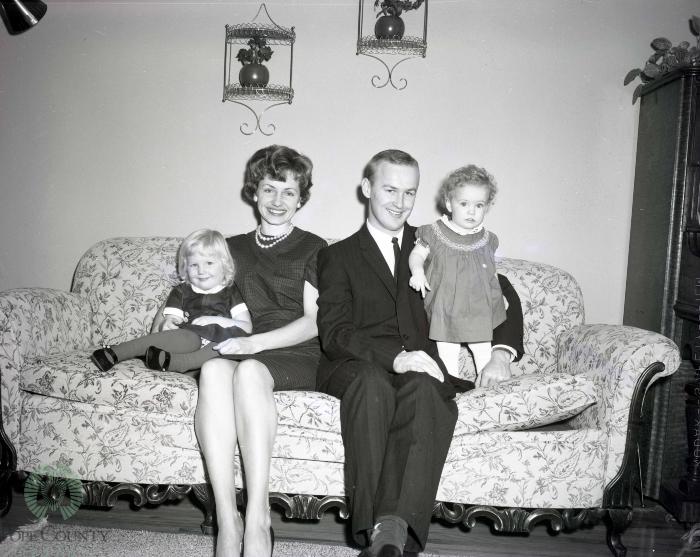 Reverend James Kragness And Family, Glenwood, Minnesota 