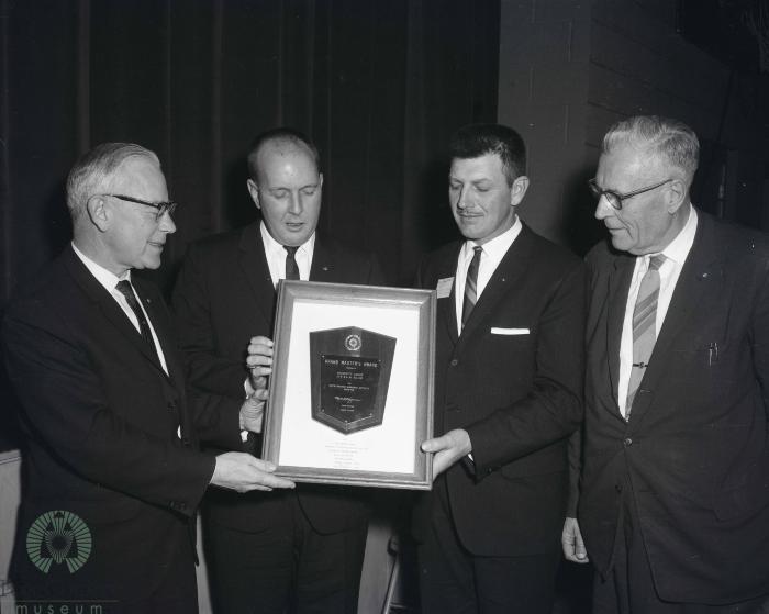 Grand Master Award Of Minnesota Masons, Villard, Minnesota 