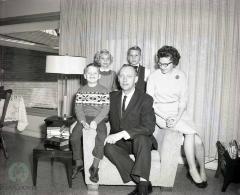 Reverend John Spencer And Family, Glenwood, Minnesota 