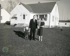 Reverend James Kragness And Family, Glenwood, Minnesota 