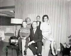 Reverend John Spencer And Family, Glenwood, Minnesota 