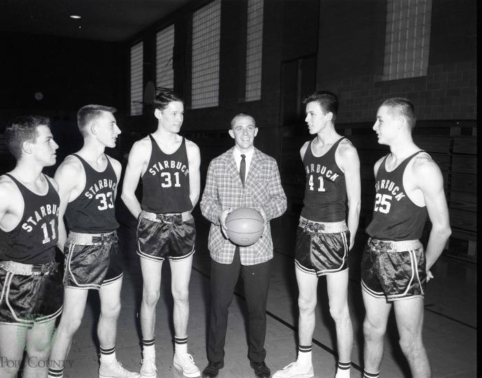 1963 Starbuck High School Boys Basketball, Starbuck, Minnesota 