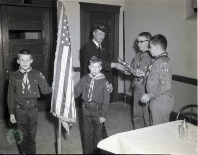 American Legion Post 187 Presents New 50 Star Flags, Glenwood, Minnesota 