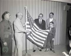VFW Post 3815 Give New 50 Star Flags, Glenwood, Minnesota 