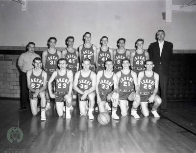 1963 Glenwood High School Boys Basketball, Glenwood, Minnesota 