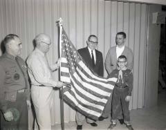 VFW Post 3815 Give New 50 Star Flags, Glenwood, Minnesota 