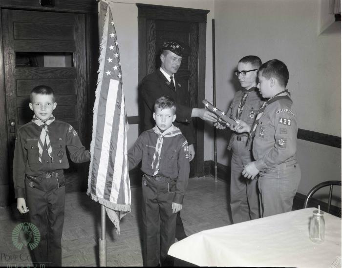 American Legion Post 187 Presents New 50 Star Flags, Glenwood, Minnesota 