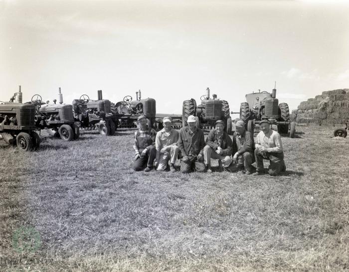 Farmers Help Anton Douvier, Chippewa Falls, Minnesota 