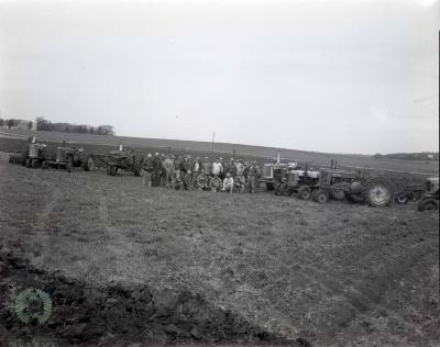 Neighbor Farmers Come to Phillip Stavos Aid, Ben Wade Township, Minnesota 