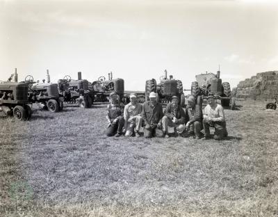 Farmers Help Anton Douvier, Chippewa Falls, Minnesota 