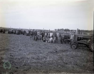 Neighbor Farmers Come to Phillip Stavos Aid, Ben Wade Township, Minnesota 