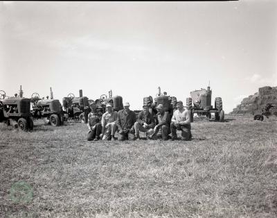 Farmers Help Anton Douvier, Chippewa Falls, Minnesota 