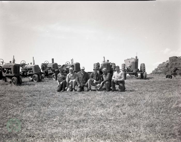 Farmers Help Anton Douvier, Chippewa Falls, Minnesota 