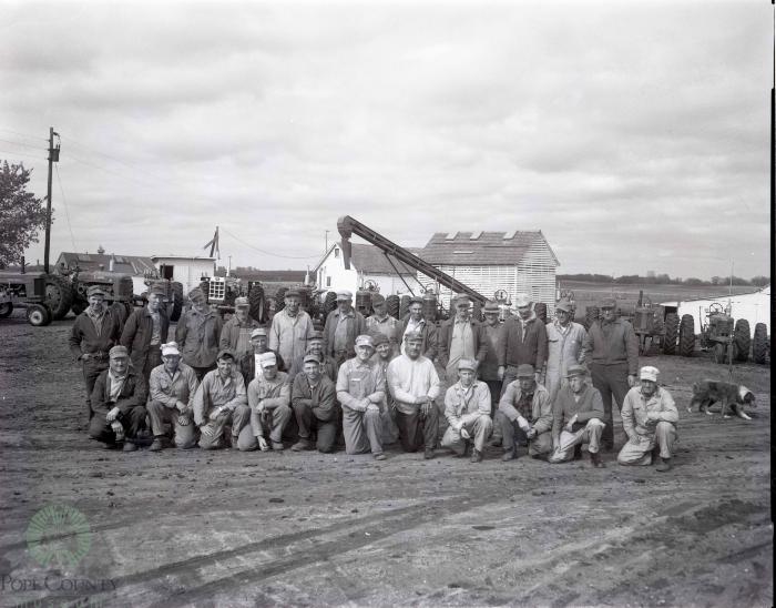Farming Bee at Martin J. Barsness Farm, Barsness Township, Minnesota 
