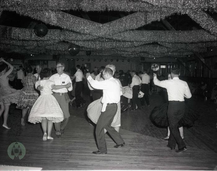 Square Dancers At Lakeside Ballroom, Glenwood, Minnesota 