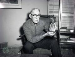 Norton Schensted Wins Toastmaster Contest, Glenwood, Minnesota 