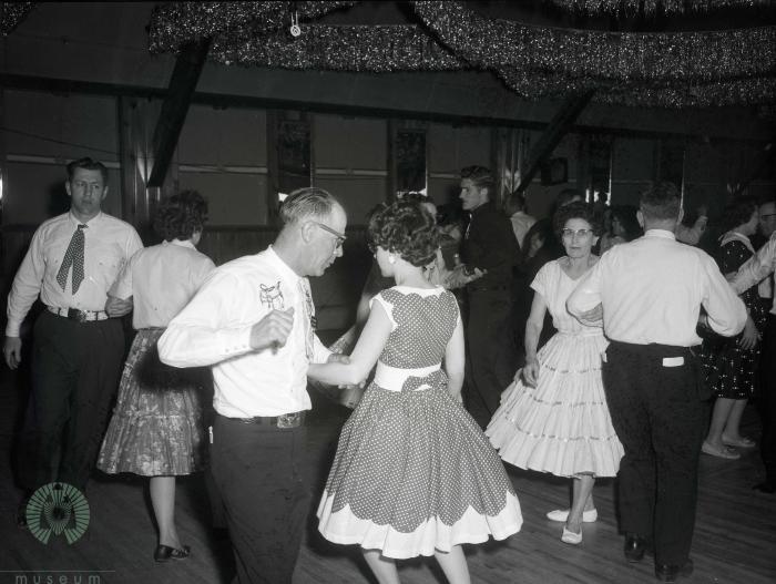 Square Dancers At Lakeside Ballroom, Glenwood, Minnesota 