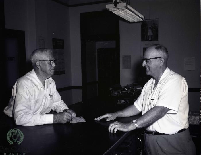 Lewis O. Haldorson Renews Drivers License, Glenwood, Minnesota 