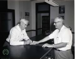Lewis O. Haldorson Renews Drivers License, Glenwood, Minnesota 