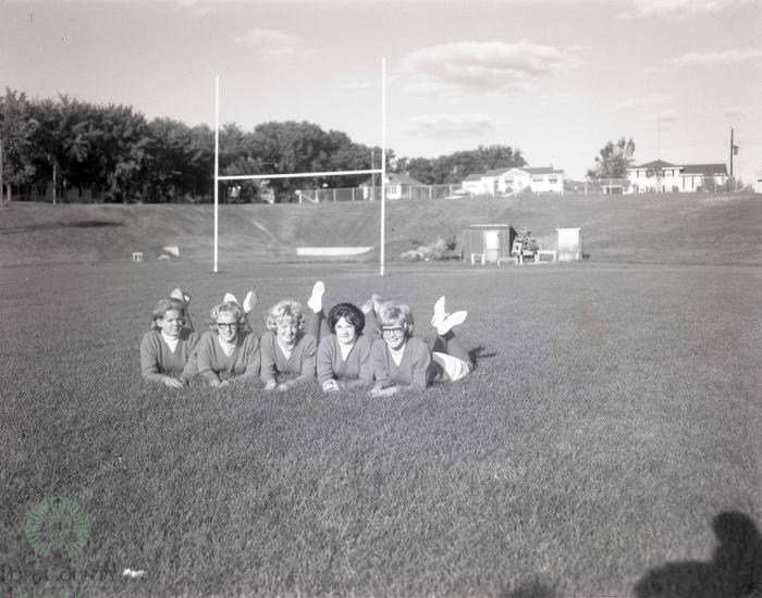 1964 Glenwood High School Cheerleaders. Glenwood, Minnesota