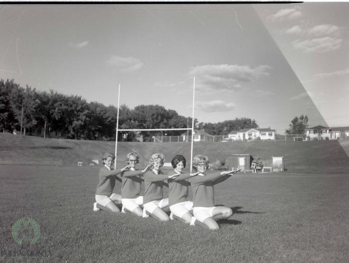 1964 Glenwood High School Cheerleaders. Glenwood, Minnesota