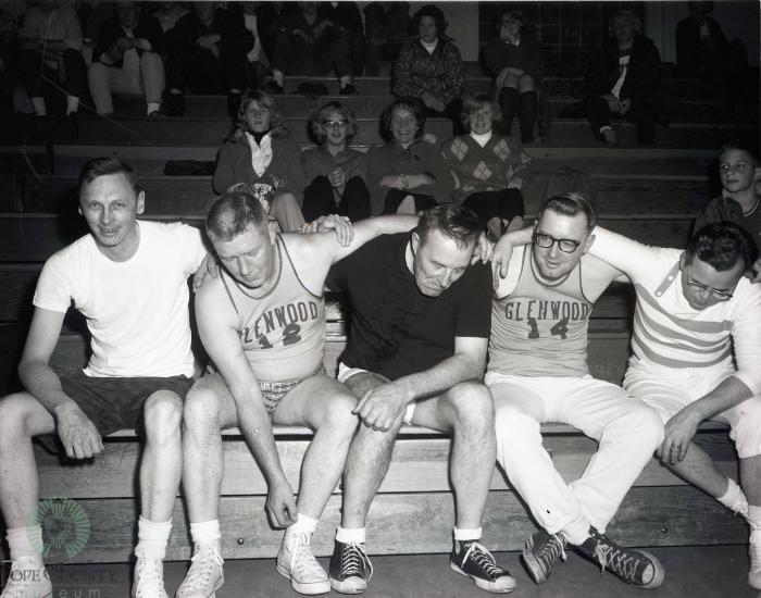 Glenwood And Starbuck Lions Club Benefit Basketball Game Held In Glenwood, Minnesota 