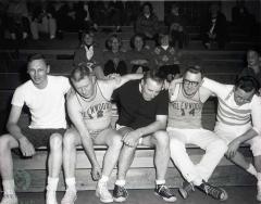Glenwood And Starbuck Lions Club Benefit Basketball Game Held In Glenwood, Minnesota 