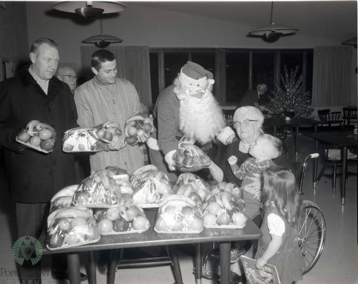 Santa Claus Visits, Glenwood, Minnesota 