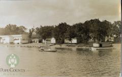People in Canoe on Lake Minnewaska