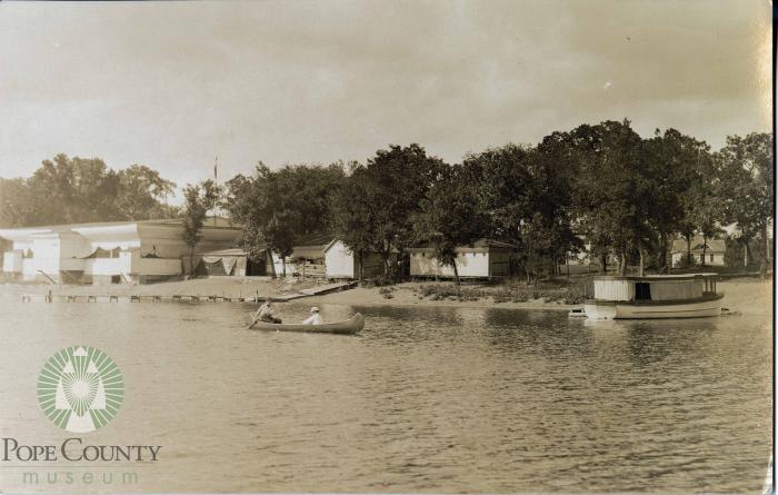 People in Canoe on Lake Minnewaska