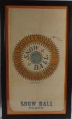 Framed Snow Ball Flour Sack