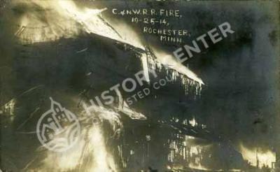 C. & N.W. R.R. Fire, 10/25/1914, Rochester, Minn.