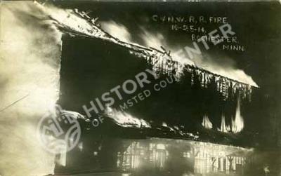 C. & N.W. R.R. Fire, 10/25/1914, Rochester, Minn.