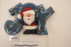 Santa and "Joy" Holiday Decoration
