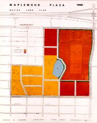Drawing of an early concept for Maplewood Plaza