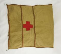 Pouch, Red Cross, two tiers of pockets 
