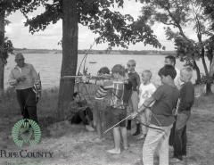 Youth From Hennepin County Camp at Glenwood, Minnesota 
