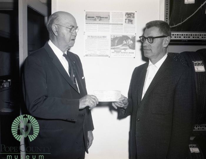 Sons Of Norway Donates To Pope County Historical Museum, Glenwood, Minnesota