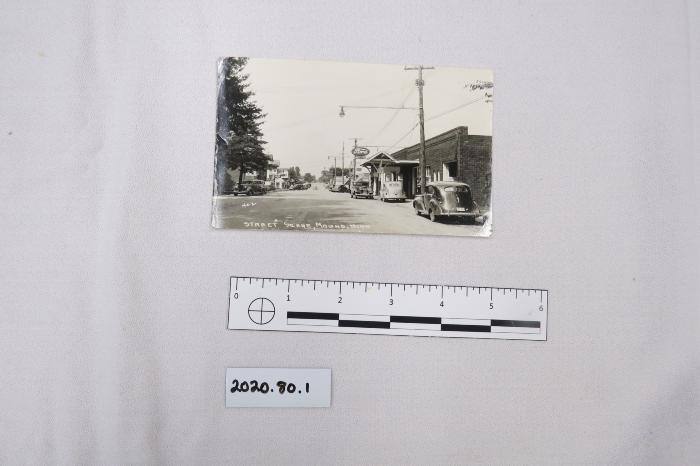 Postcard of Mound Street Scene 