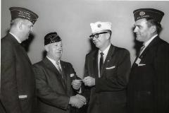 Len Carlson Receives Life Membership to Marshall American Legion