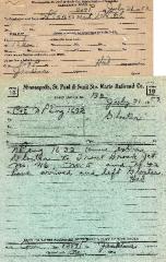 Train orders from Gloster railroad depot 