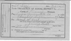 Request #28 for $27.45 for Luger Mercantile Company for wood and coal for School District #8