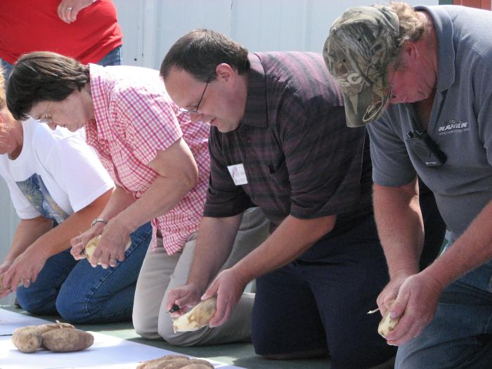 3rd Annual Potato peeling contest