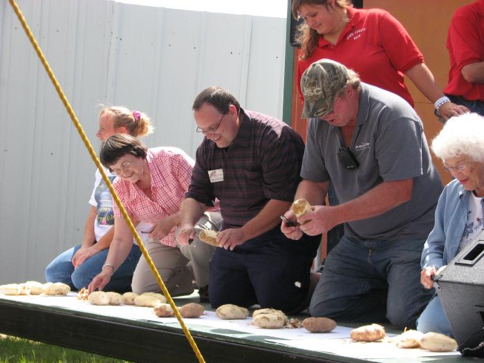 3rd Annual Potato peeling contest