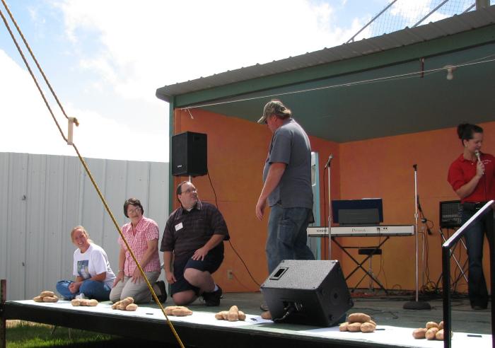 3rd Annual Potato peeling contest