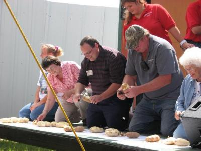 3rd Annual Potato peeling contest