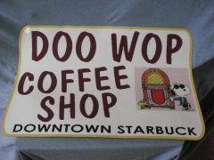 Doo Wop Coffee Shop Sign