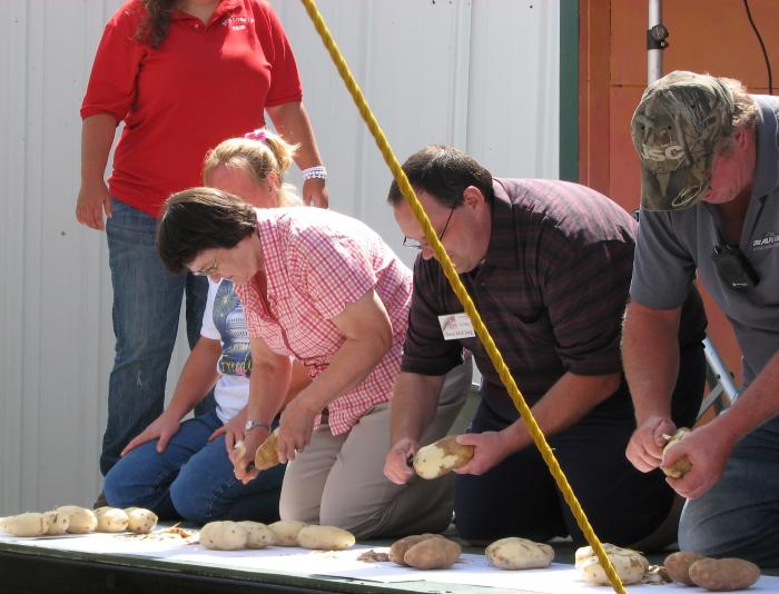 3rd Annual Potato peeling contest