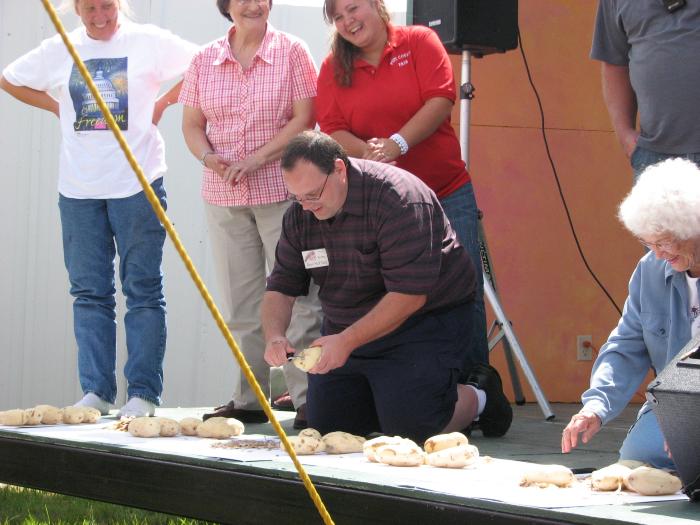 3rd Annual Potato peeling contest